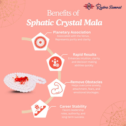 Sphatic Crystal mala