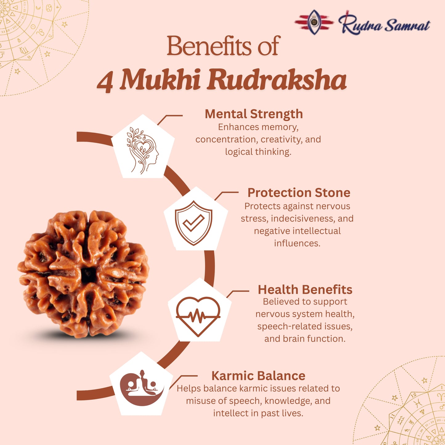 4 Mukhi Rudraksha