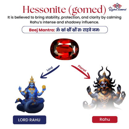 Natural Hessonite (Gomed)