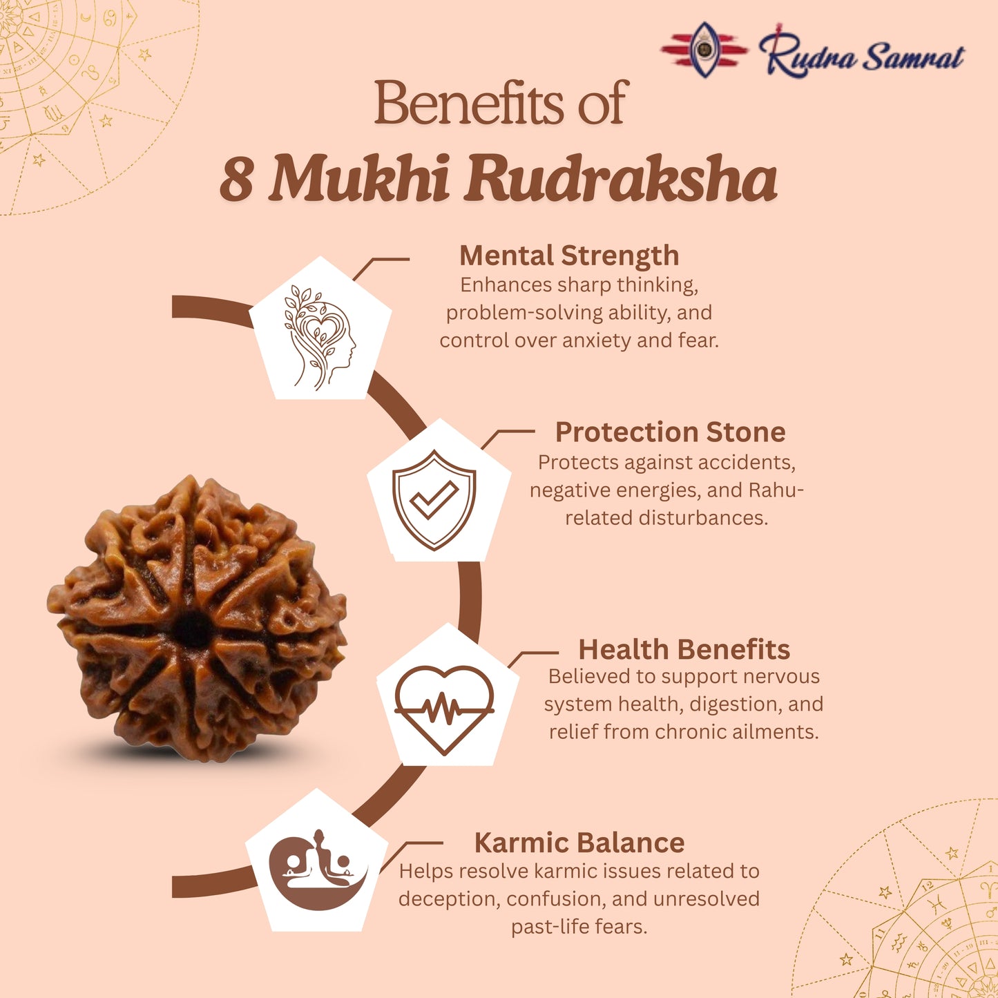 8 Mukhi Rudraksha