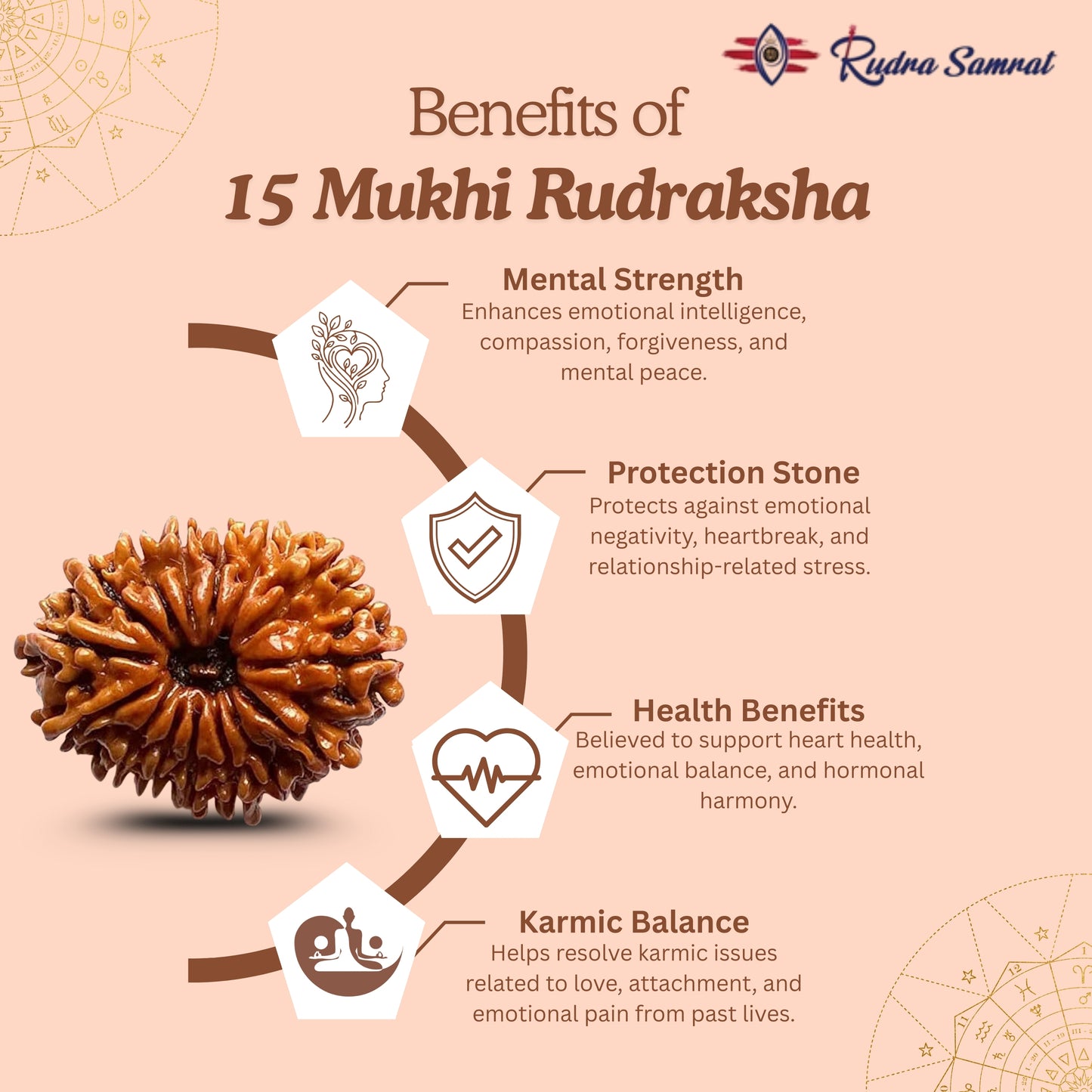 15 Mukhi Rudraksha