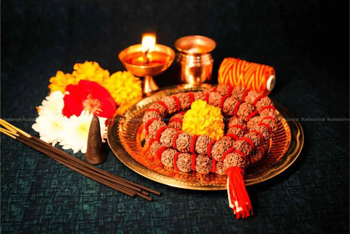 5 Mukhi Rudraksha Mala