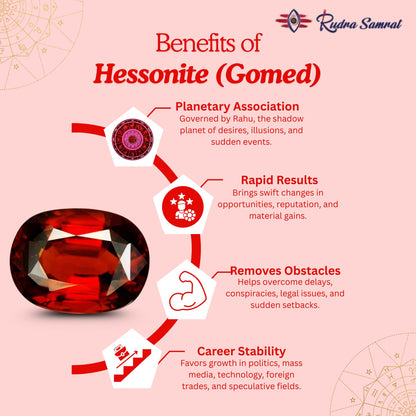 Natural Hessonite (Gomed)