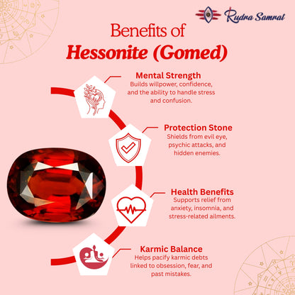 Natural Hessonite (Gomed)