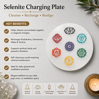 Selenite Charging Plate