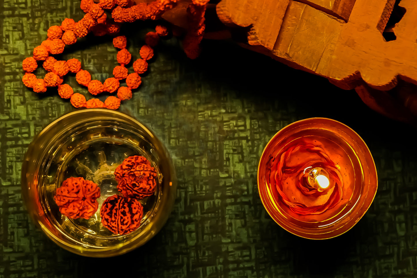 Water Therapy Rudraksha (Set of 3)