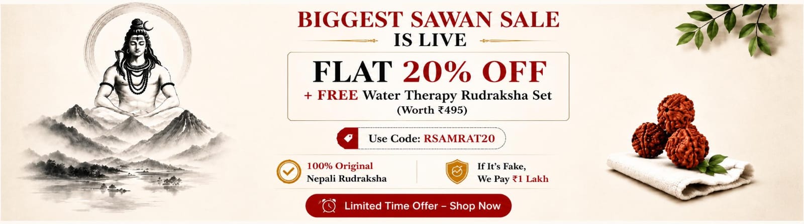 Flat 20% Off