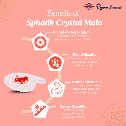Sphatik Crystal mala